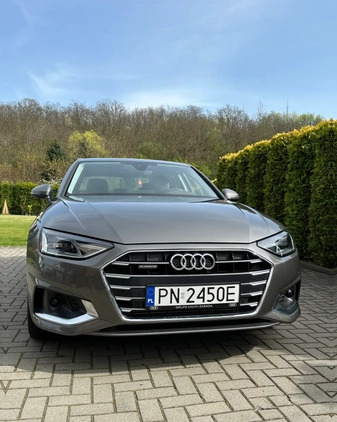 Audi A4 cena 98900 przebieg: 25000, rok produkcji 2021 z Poznań małe 137